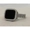Series 7 Apple Watch Band 41mm 45mm Silver & or Lab Diamond Bezel Cover for Smartwatch Bumper Bling