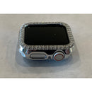 Series 7 Watch Bezel Cover Silver Series 8 Rhinestone Swarovski Crystals Iwatch Bumper Case Bling 38 40 41 42 44 and 45mm
