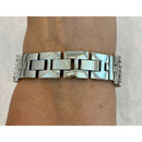 Series 7 White Gold Apple Watch Band 41mm 45mm Swarovski Crystals & or Silver Apple Watch Case Cover Bumper Bling