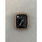 Series 8 41mm 45mm Apple Watch Band Women Rose Gold & or Lab Diamond Bezel Case Cover Smartwatch Bumper Bling Series 1-8