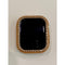 Ultra 49mm Apple Watch Cover 41mm 45mm Series 7-8 Rose Gold Swarovski Crystal Smartwatch Bezel Bumper Bling