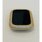 Watch Band Gold Mens or Women's Style & or Lab Diamonds Bezel Cover Iwatch Series 38mm-45mm Series 1-7